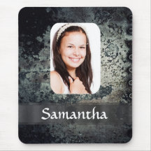 Rusty metal photo template mouse pad