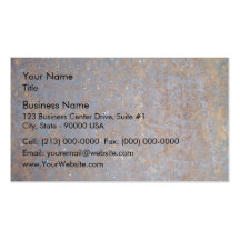 Rusty Metal Texture Business Cards