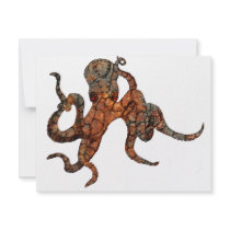 Rusty Octopus Personalized Announcement