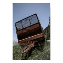 Rusty old trailer posters