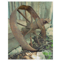Rusty Old Wheel Full Color Flyer