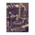 Rusty Pipes postcard