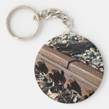 Rusty rails key chain