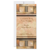 Rusty Weave Rack Card Design