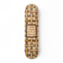Rusty Weave Custom Skate Board