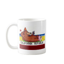 Rusty's California Bear Flag Coffee Mugs