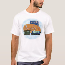 Rusty's Fly & Drive - large t-shirts