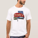 Rusty's Fly & Drive t-shirts by newartsweb Rusty's Fly & Drive t-shirts