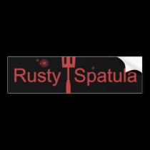 Rustyspatula Bumper Sticker bumper stickers