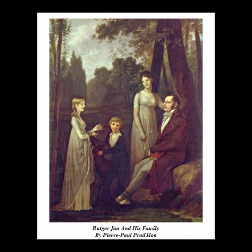 Rutger Jan And His Family By Pierre-Paul Prud'Hon Print