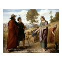 Ruth and Boaz Bible Scripture Art Print