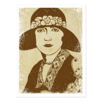 "Ruth" ~ Roaring 20's Postcard postcards