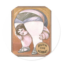 Ruth the Acrobat stickers by greenbaby Ruth the Acrobat stickers