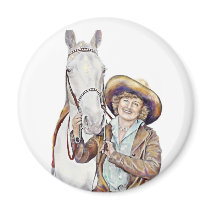 Ruthie and the Silver Lady magnets