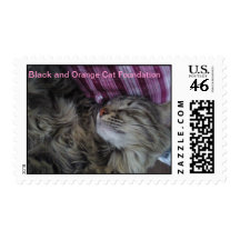 Ruthie has a kitten Nap Stamp