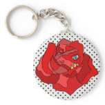 RUTHLESS ROSE KEYCHAIN