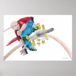 Rutina del color poster