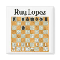 Ruy Lopez Refrigerator Magnets