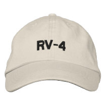RV-4 embroidered hats