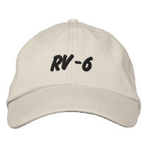 RV-6 embroidered hats