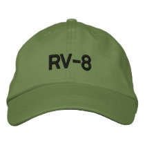 RV-8 embroidered hats