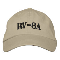 RV-8A embroidered hats