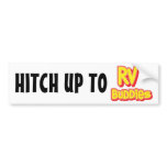 RV Buddies Big Logo Bumper Sticker