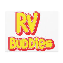 RV Buddies Big Logo postcards