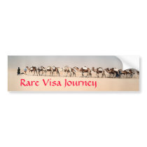 RVJ- Salt caravan in the Sahara bumper stickers