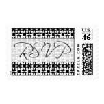 RVSP Postage (Birini: black/white)