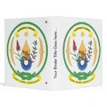 Rwanda Coat of Arms detail binders