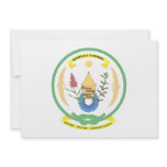 Rwanda Coat of Arms Personalized Announcement