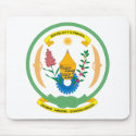 Rwanda Coat of Arms Mousepad