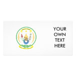 Rwanda Coat of Arms Photo Card Template