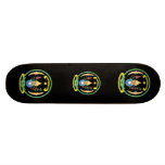 Rwanda Coat of Arms Skate Board