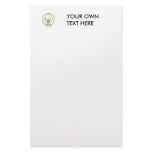 Rwanda Coat of Arms Stationery Paper