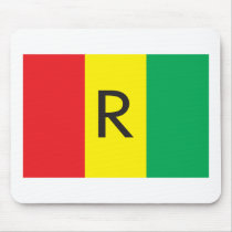 Rwanda Flag (1962) Mousepad by FlagTshirts Rwanda Flag (1962) Mousepad