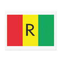 Rwanda Flag (1962) Postcard by FlagTshirts Rwanda Flag (1962) Postcard