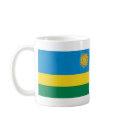 Rwanda Flag and Map Mug by FlagAndMap Rwanda Flag and Map Mug