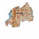 Rwanda Flag and Map T-Shirt by FlagAndMap Rwanda Flag and Map T-Shirt