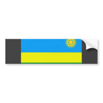 Rwanda Flag bumper stickers by coolcountry Rwanda Flag bumper stickers