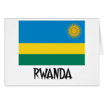 Rwanda Flag cards by flagshirt Rwanda Flag cards