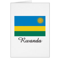 Rwanda Flag Design cards by flagshirt Rwanda Flag Design cards