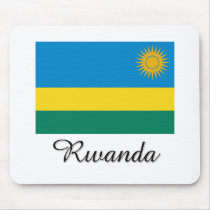 Rwanda Flag Design mousepads by flagshirt Rwanda Flag Design mousepads
