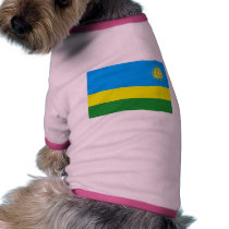 Rwanda Flag pet clothing