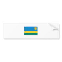 Rwanda FLAG International bumper stickers by flagshirt Rwanda FLAG International bumper stickers