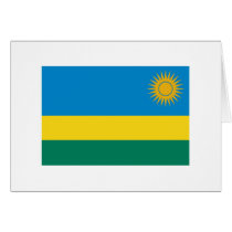 Rwanda FLAG International cards by flagshirt Rwanda FLAG International cards