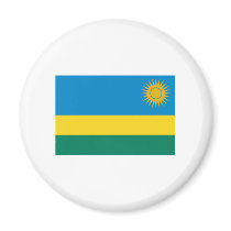 Rwanda FLAG International magnets by flagshirt Rwanda FLAG International magnets