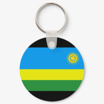 Rwanda Flag keychains by coolcountry Rwanda Flag keychains