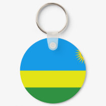 Rwanda Flag keychains by coolcountry Rwanda Flag keychains